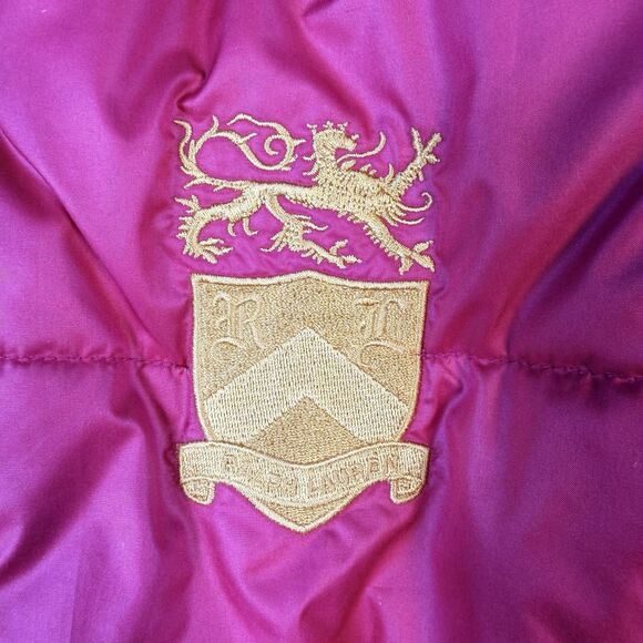 Polo Ralph Lauren Reversible Puffer Coat Lightweight Boy's Size Large 12/14 - Picture 5 of 8